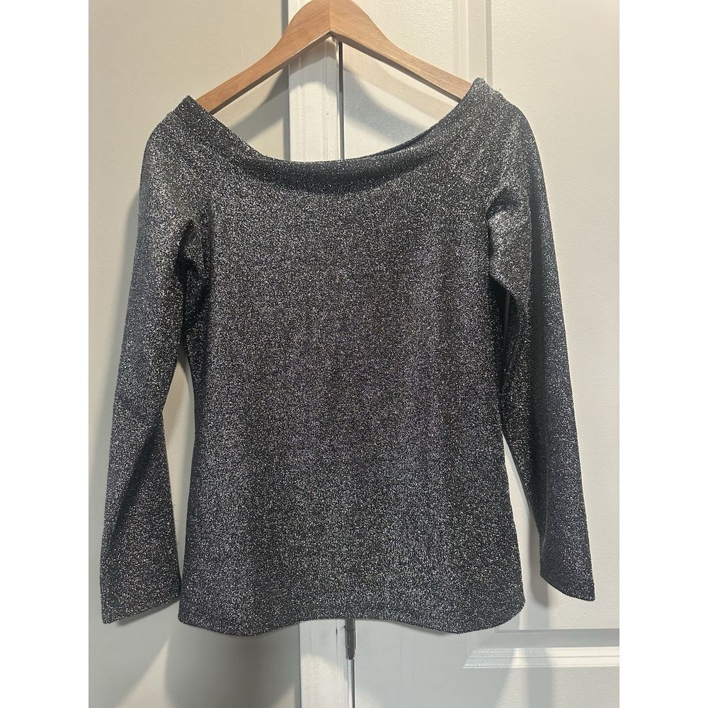 Ann Taylor‎ NWT off Shoulder Glittery Top Medium